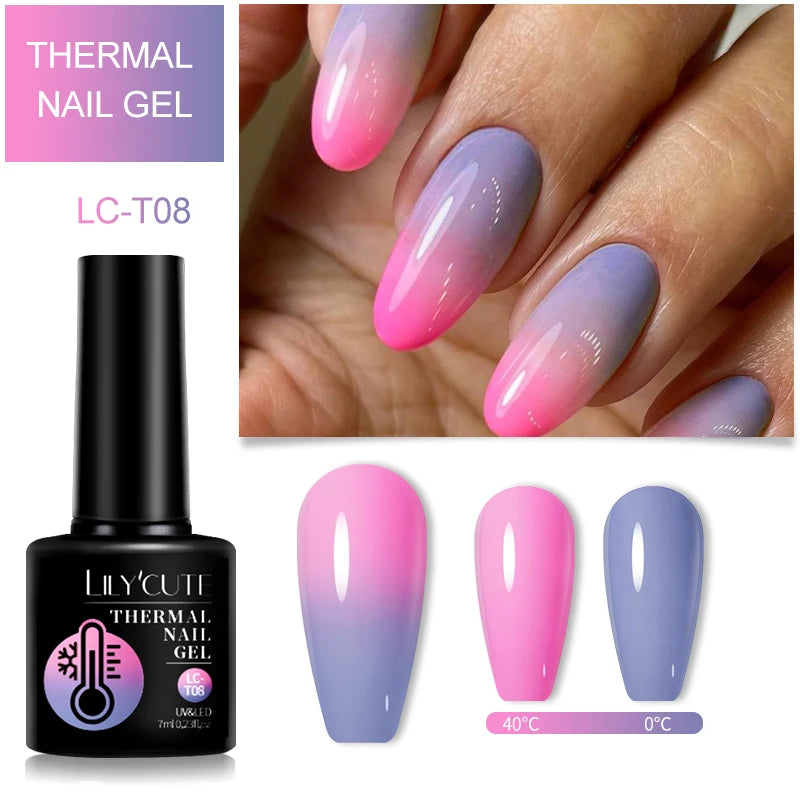 LILYCUTE 5ml Metallic Gold & Silver Mirror Liner Gel - Super Bright French Nail Art
