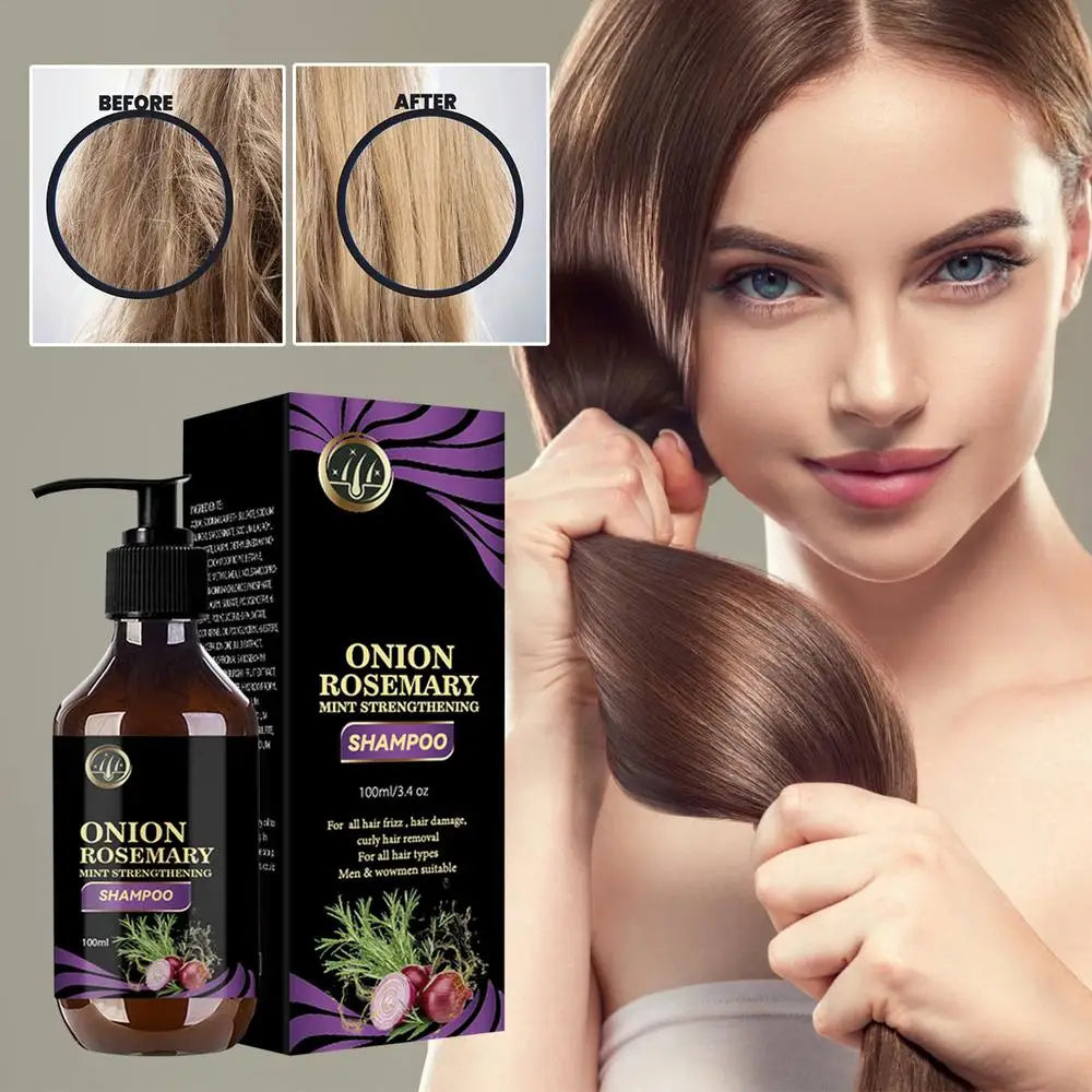 Eelhoe Rosemary & Onion Hair Growth Thickening Shampoo - Deep Cleansing Volumizing