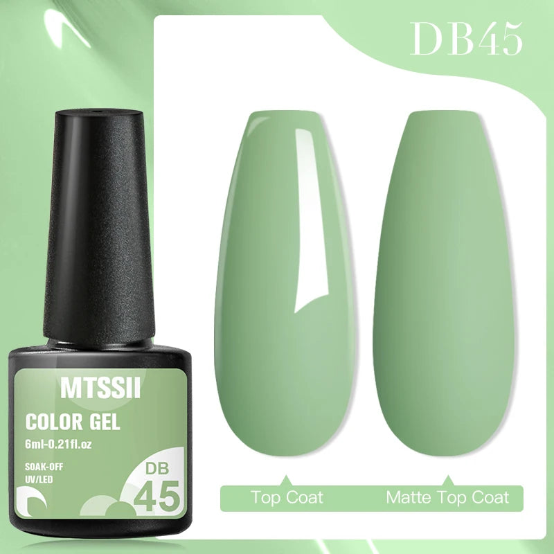 Mtssii Dried Flower Fairy Gel Nail Polish - Natural Botanical Semi-Permanent UV Art
