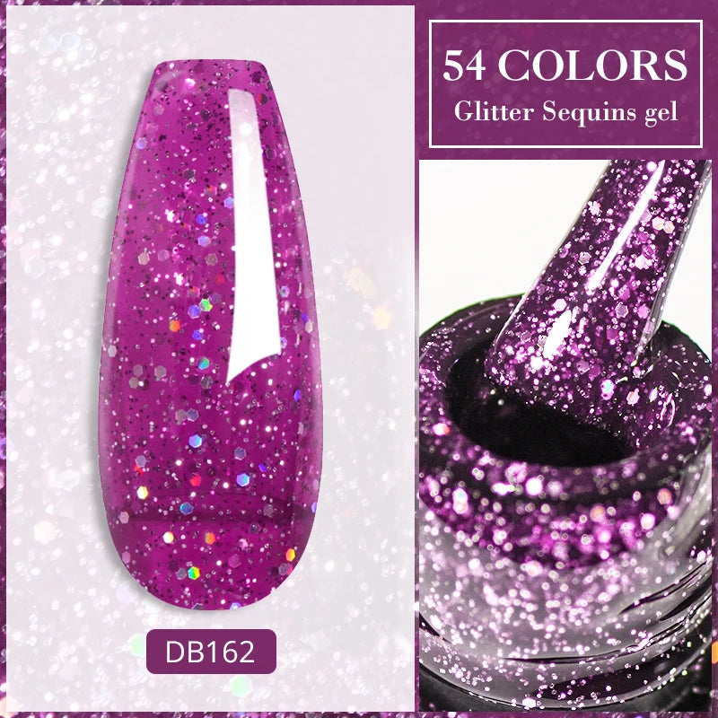 Mtssii Dried Flower Fairy Gel Nail Polish - Natural Botanical Semi-Permanent UV Art