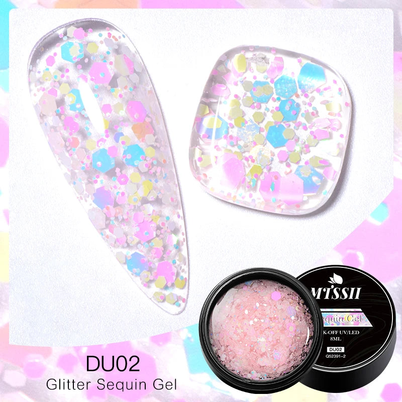 Mtssii Dried Flower Fairy Gel Nail Polish - Natural Botanical Semi-Permanent UV Art