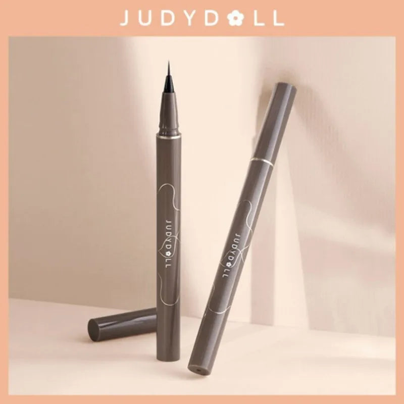 Judydoll Ultra-Fine Matte Liquid Eyeliner & Lying Silkworm Pen - Fast Dry Smooth Lasting