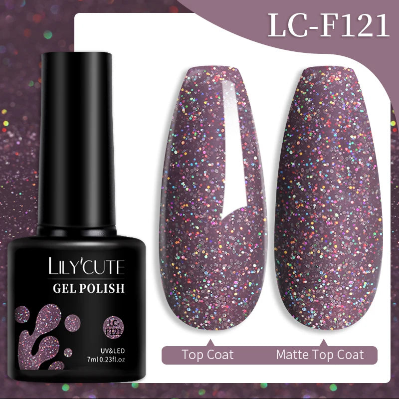 LILYCUTE 9D Cat Eye Magnetic Gel Polish 7ml - Iridescent UV/LED Soak-Off Nail Art