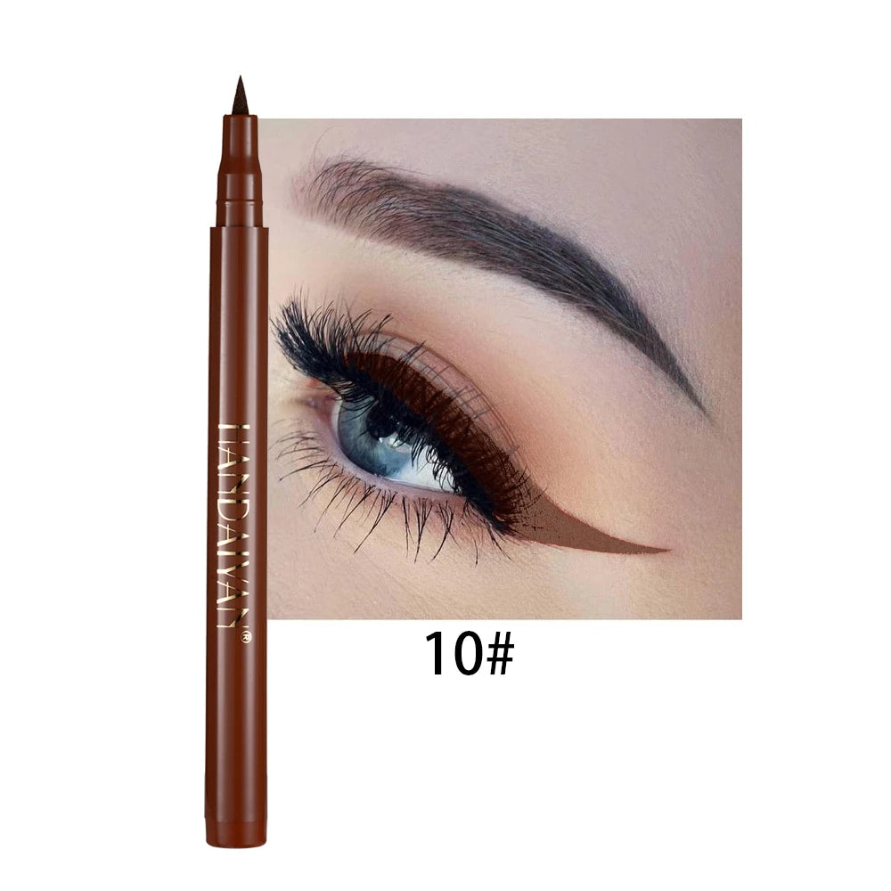 Rainbow Colorful Liquid Eyeliner Pen Set - Waterproof Matte, Long-Lasting