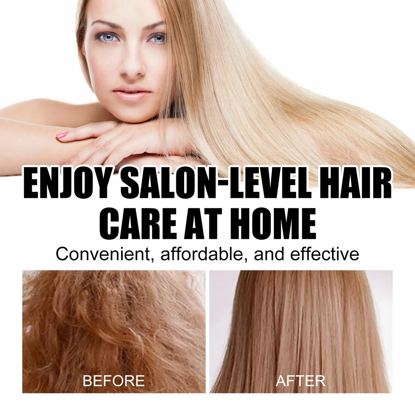EELHOE Keratin 8-Second Hair Mask - Frizz Control, Anti-Breakage & Smoothing Cream