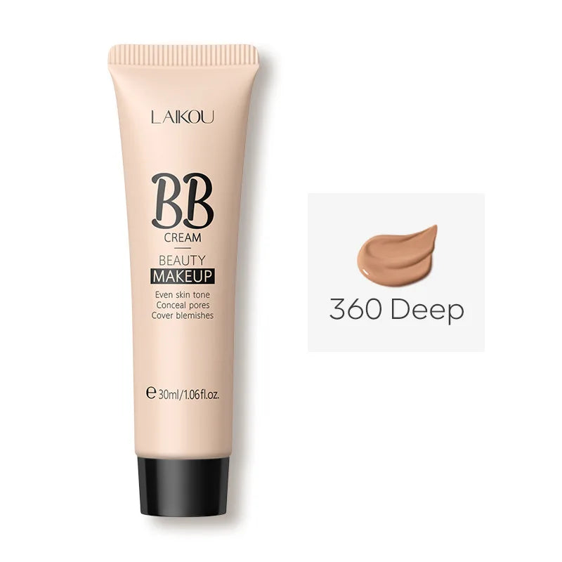 6-Shade BB Cream Concealer Primer - 30ml Natural Facial Liquid Foundation