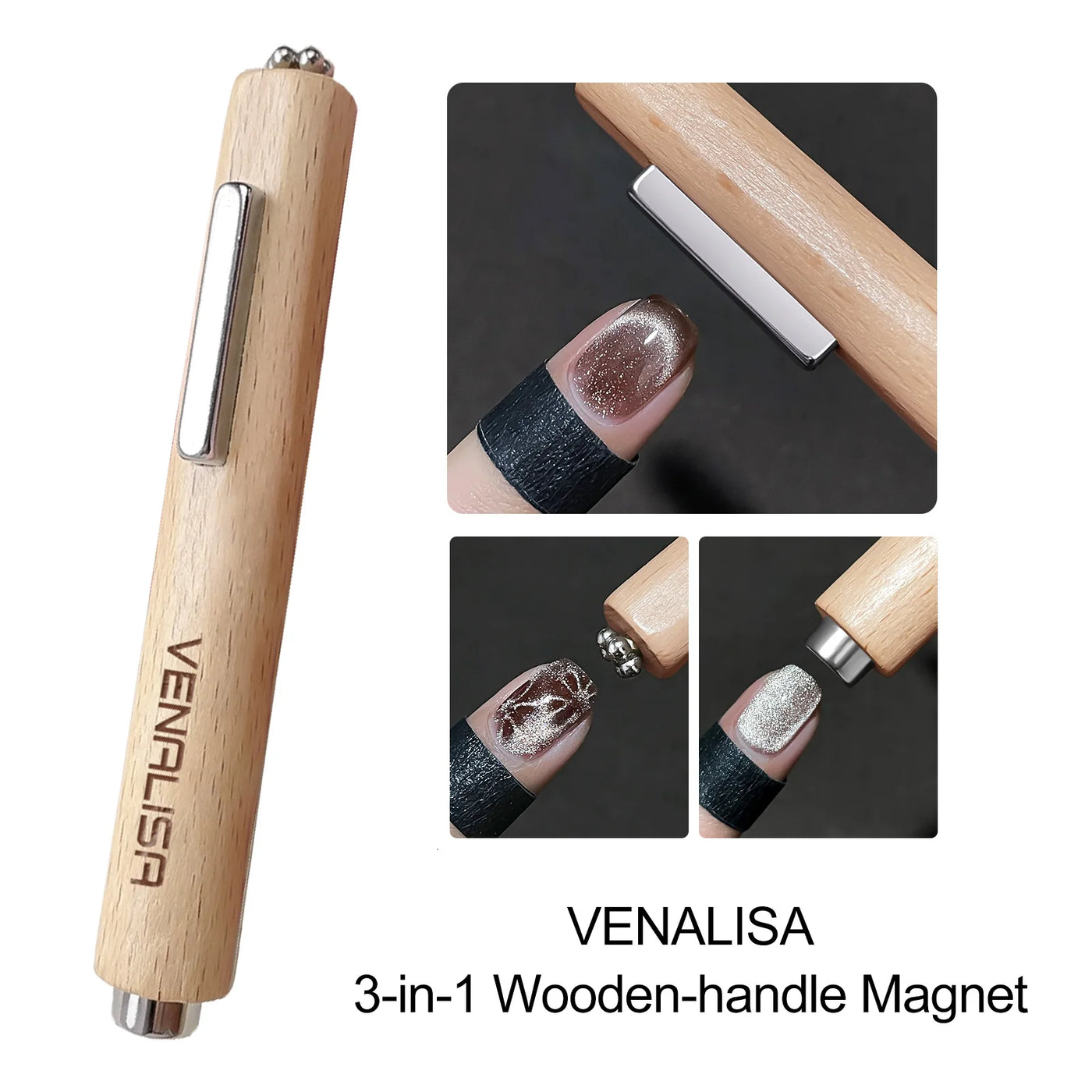 Venalisa V6 Cat Eye Gel Nail Polish 10ml - HEMA Free, UV/LED Soak Off, Semi-Permanent