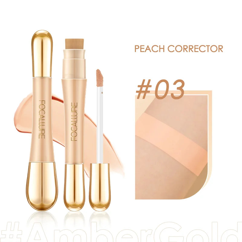 FOCALLURE 7-Color Matte Concealer Foundation - Flawless Liquid Contour Coverage