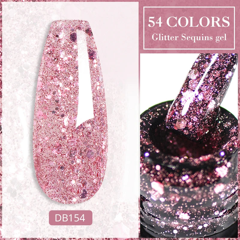 Mtssii Dried Flower Fairy Gel Nail Polish - Natural Botanical Semi-Permanent UV Art