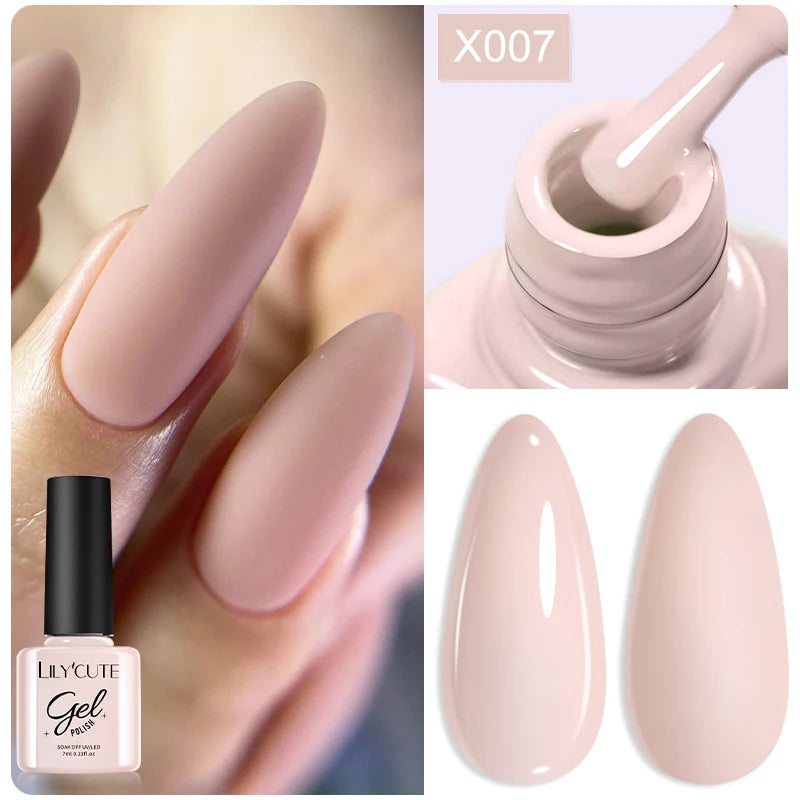 LILYCUTE 5ml Metallic Gold & Silver Mirror Liner Gel - Super Bright French Nail Art