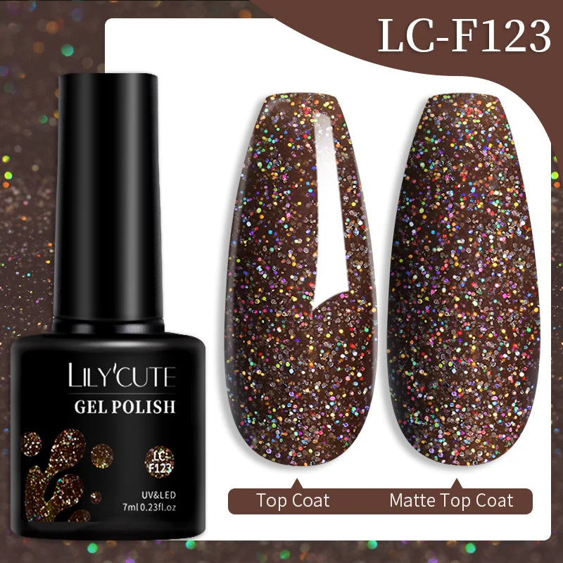 LILYCUTE 9D Cat Eye Magnetic Gel Polish 7ml - Iridescent UV/LED Soak-Off Nail Art