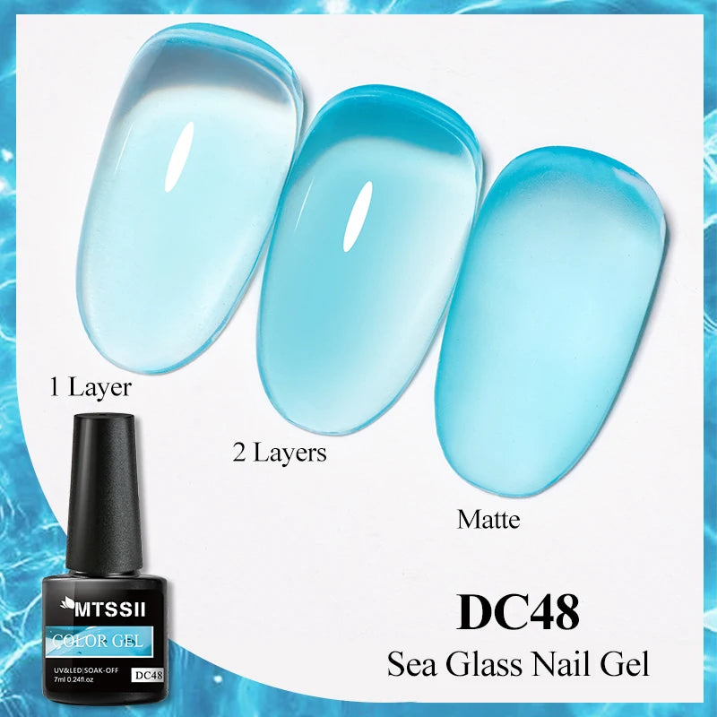 Mtssii Dried Flower Fairy Gel Nail Polish - Natural Botanical Semi-Permanent UV Art