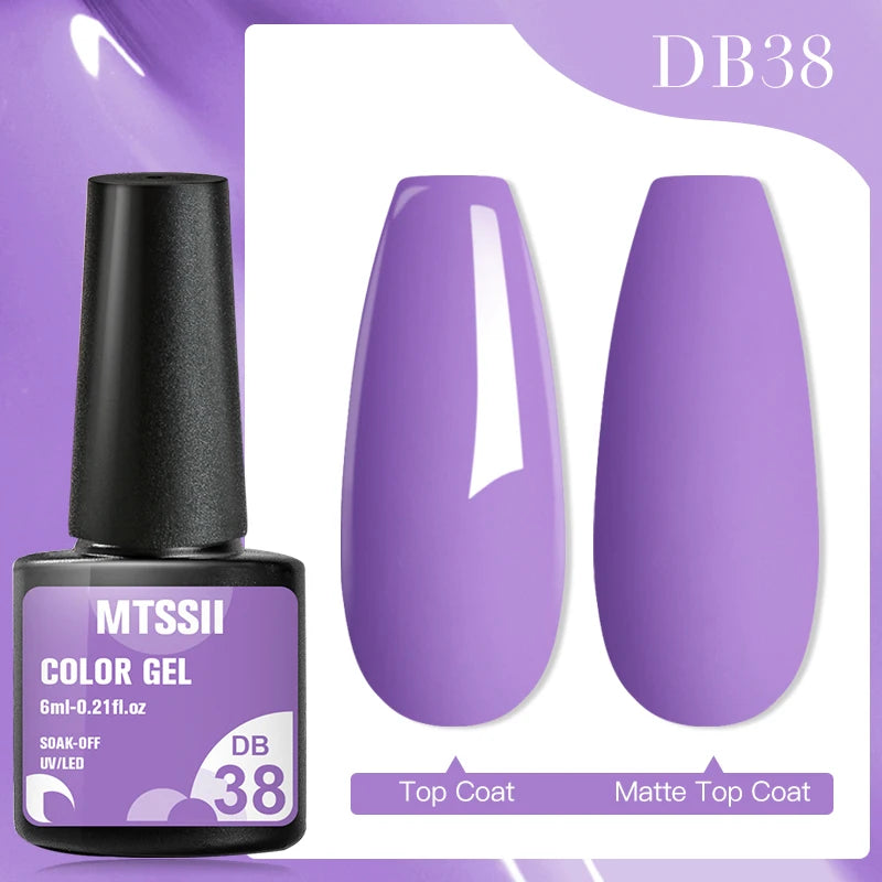 Mtssii Dried Flower Fairy Gel Nail Polish - Natural Botanical Semi-Permanent UV Art