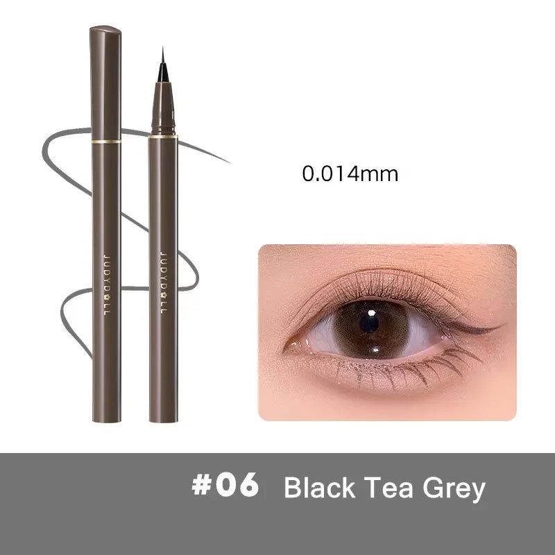 Judydoll Ultra-Fine Matte Liquid Eyeliner & Lying Silkworm Pen - Fast Dry Smooth Lasting