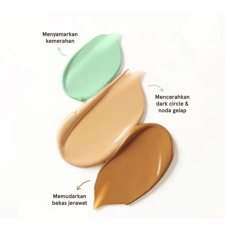 Moisturizing Multicolor Concealer Palette - Full Coverage Cream for Dark Circles & Acne
