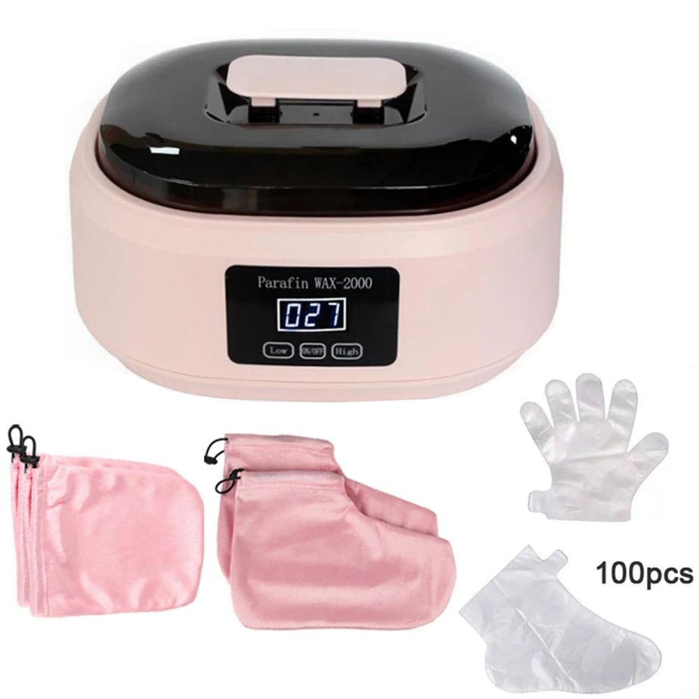 ZONGKUNG 200W Digital Wax Heater Machine - 2L Hands, Feet & Body Hair Removal Spa