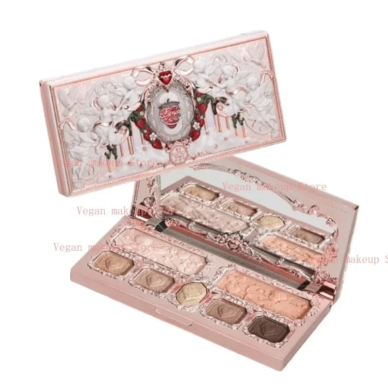 Flower Knows Strawberry Cupid All-in-One Face Palette - Blush, Eyeshadow, Highlight & Bronzer