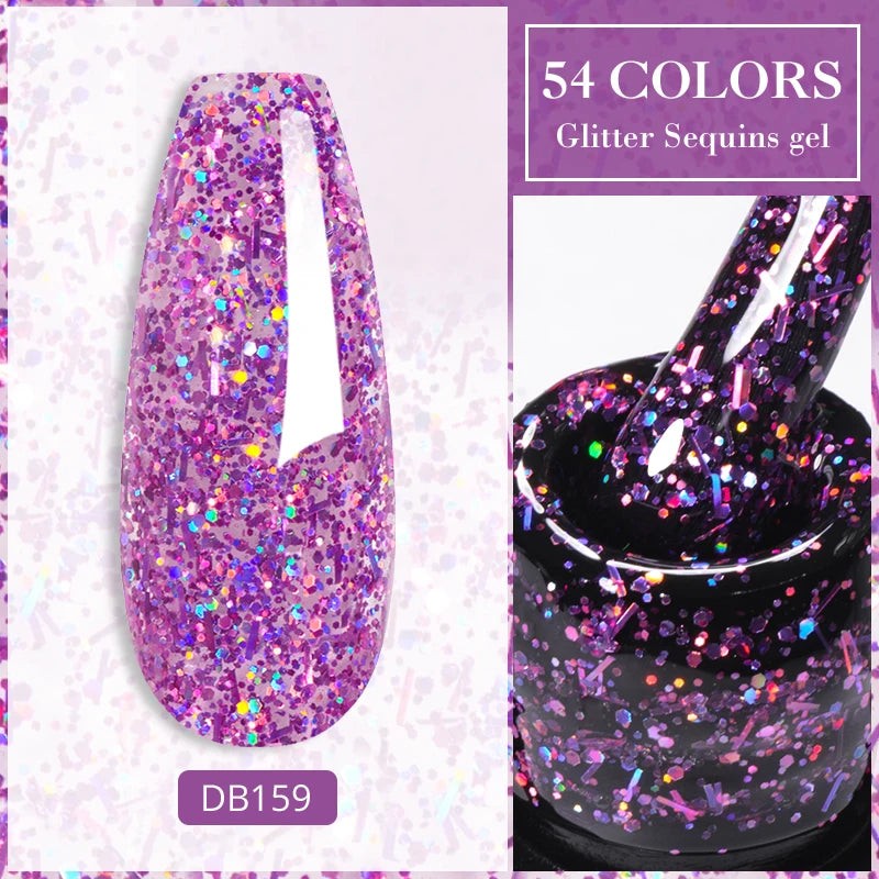 Mtssii Dried Flower Fairy Gel Nail Polish - Natural Botanical Semi-Permanent UV Art