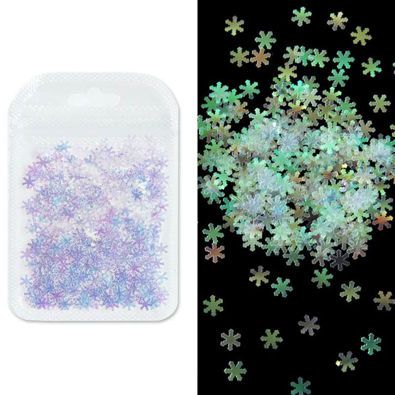 2g Holographic Nail Art Glitter Sequins - Laser Star Butterfly AB Paillette DIY Decorations