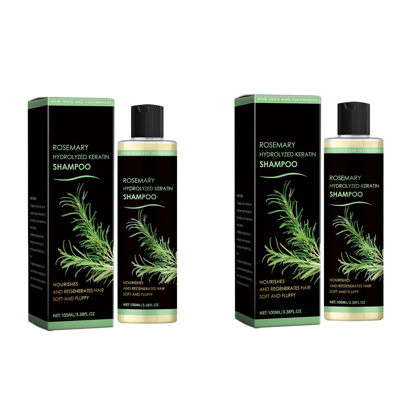 HOEGOA Rosemary Natural Shampoo - Hair Thickening, Anti-Loss & Deep Scalp Nourishment