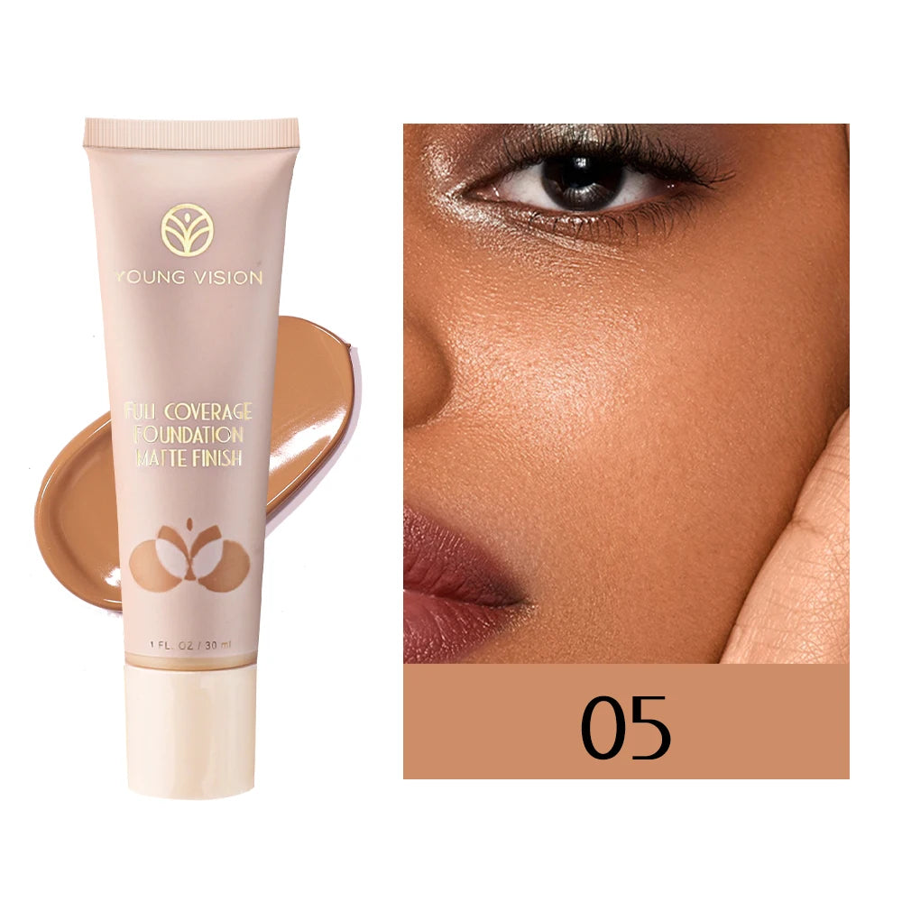 6-Shade BB Cream Concealer Primer - 30ml Natural Facial Liquid Foundation