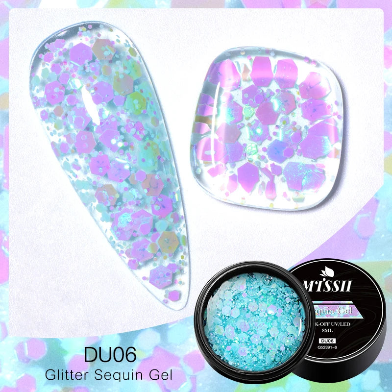 Mtssii Dried Flower Fairy Gel Nail Polish - Natural Botanical Semi-Permanent UV Art