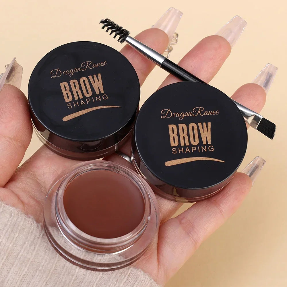 3D Wild Brow Cream Gel Enhancer - Matte Natural Tint Waterproof Wax