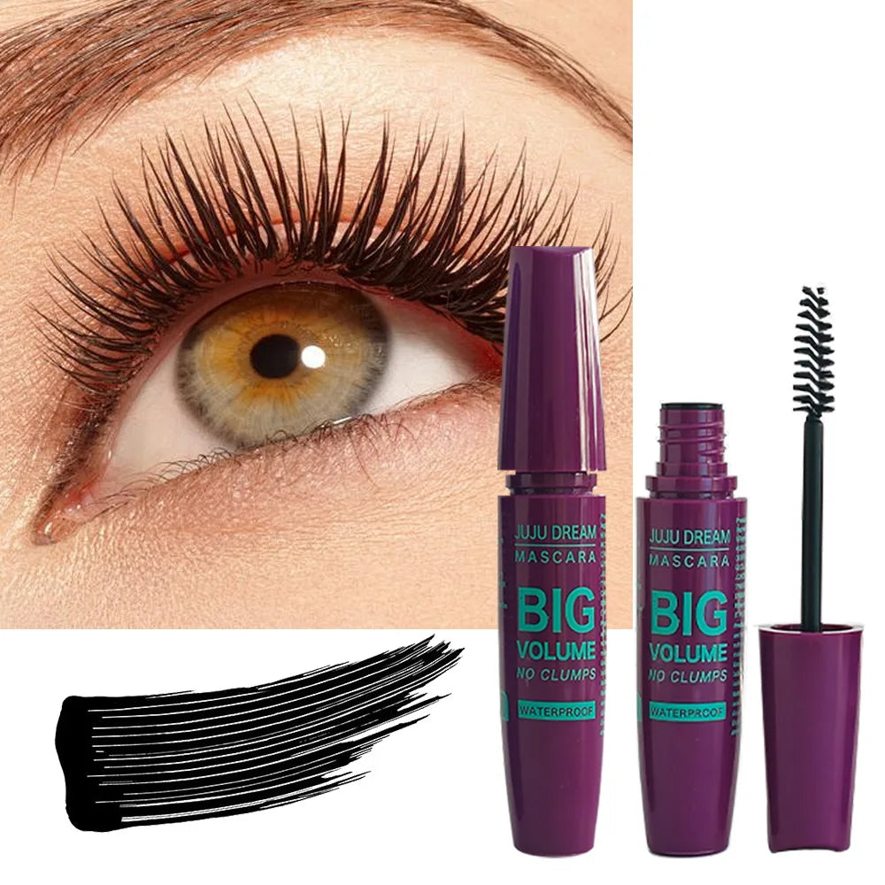 4D Curling & Lengthening Mascara - Waterproof, Sweat-Proof, Certified Gentle Formula