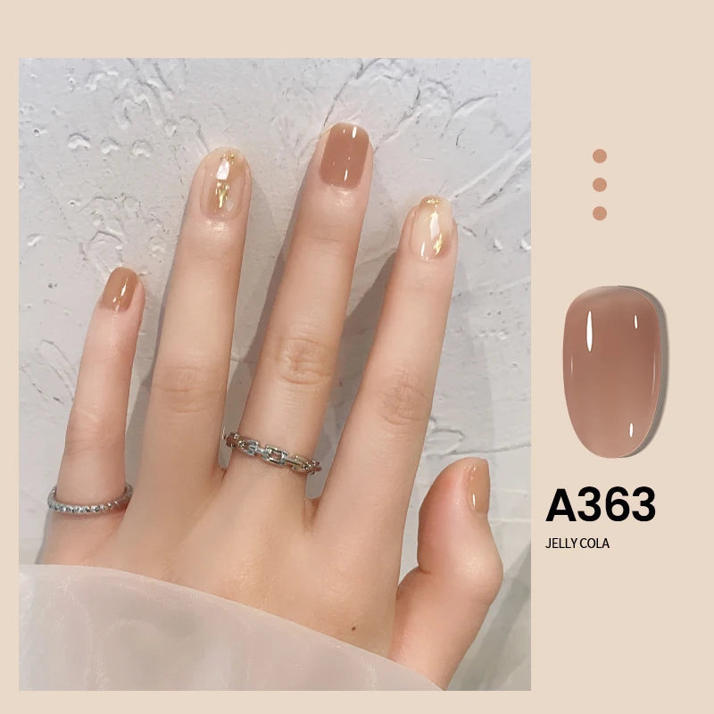 MAYCHAO 7.3ml Transparent Jelly Nude Gel Nail Polish - CPNP Certified UV/LED Soak-Off