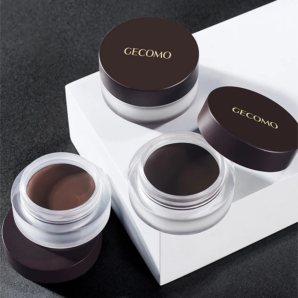 GECOMO Long-Wear Matte Eyeliner Gel Cream - Quick-Drying Waterproof Formula