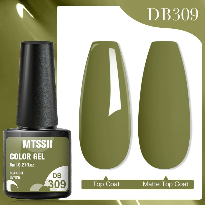 Mtssii Dried Flower Fairy Gel Nail Polish - Natural Botanical Semi-Permanent UV Art