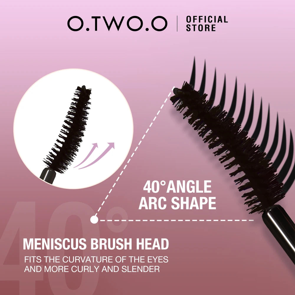 O.TWO.O 3D Silk Fiber Mascara - Lengthening, Waterproof & Extension Effect