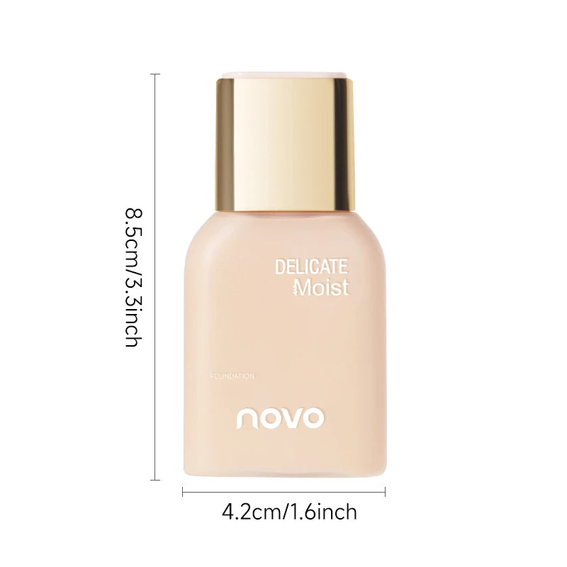 NOVO Smooth Liquid Foundation BB/CC Cream - Oil-Control, Waterproof & Even Skin Tone
