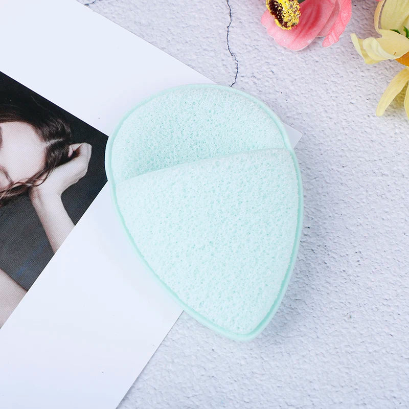 Exfoliating Cleansing Puff Sponge Set - Deep Facial Removal Tool with Headband