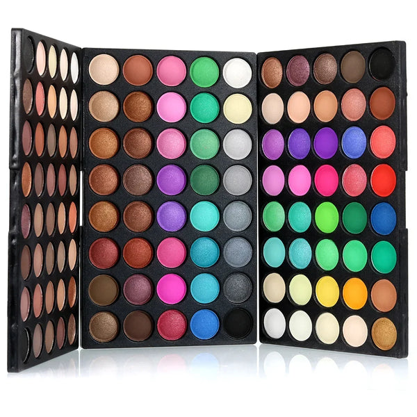 120-Color Glitter & Shimmer Eyeshadow Palette - Stage, Cosplay & Professional Makeup