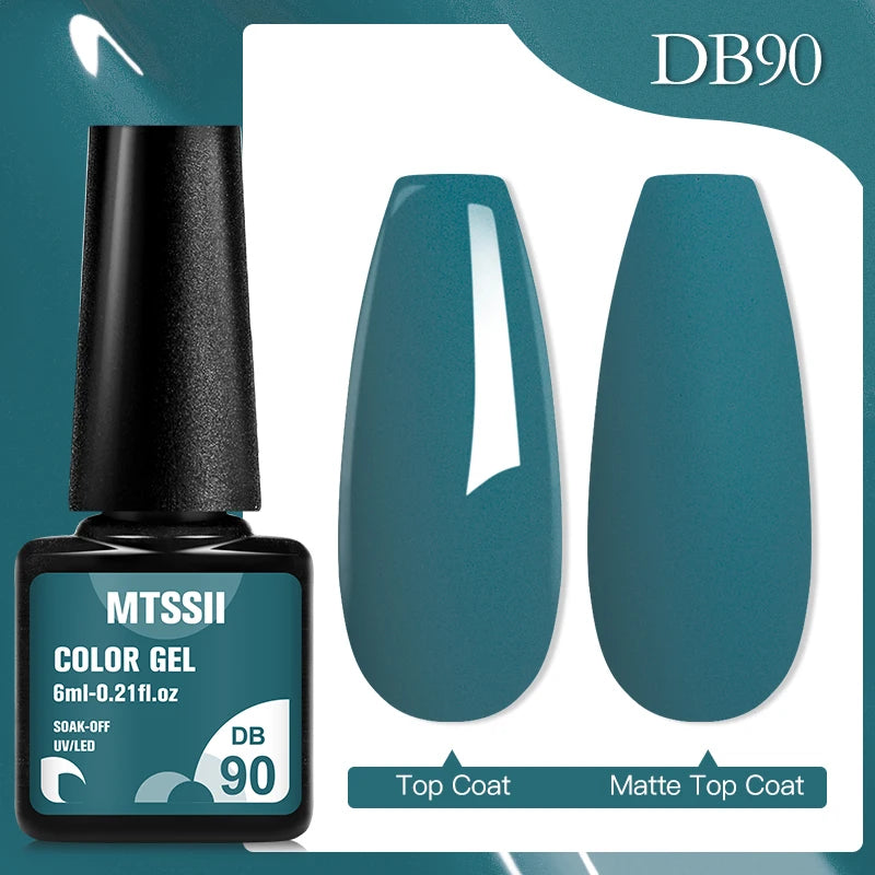 Mtssii Dried Flower Fairy Gel Nail Polish - Natural Botanical Semi-Permanent UV Art
