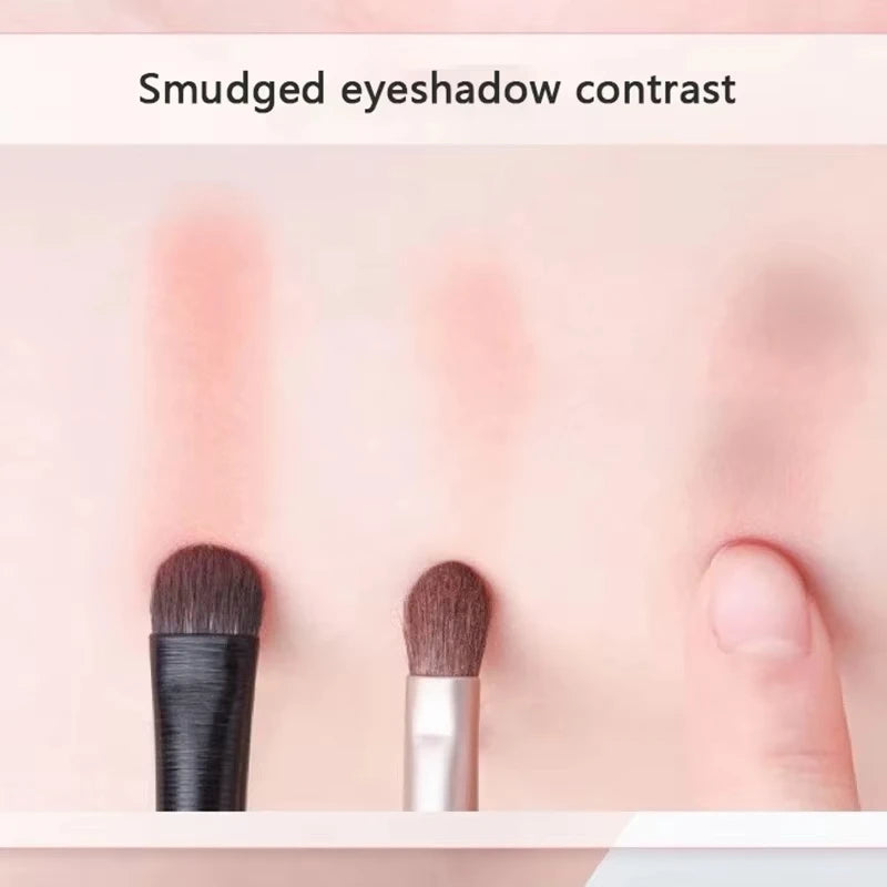 Liplns 6-Piece Professional Eye Makeup Brush Set - Soft Contour & Detail Eyeshadow
