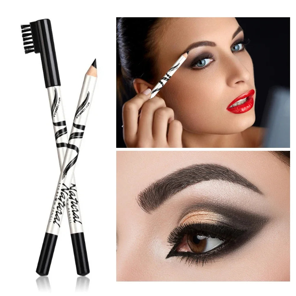 MAANGE Waterproof Eyebrow Pencil & Liner - Long-Lasting Natural Brown Definition