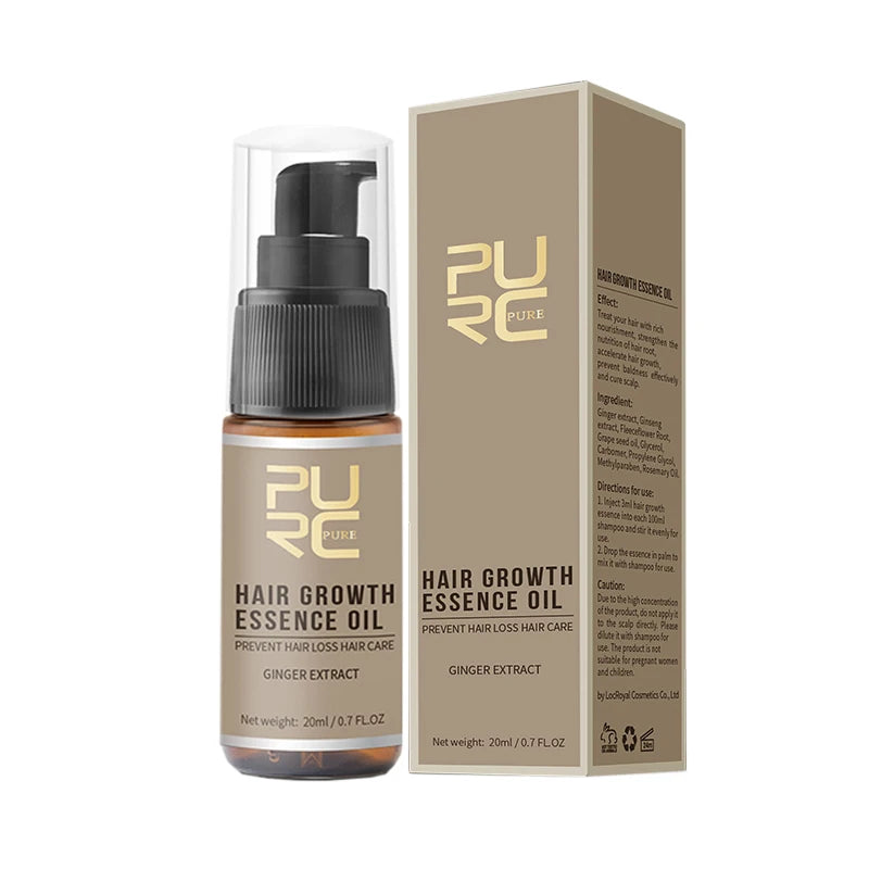PURC Complete Hair Care Set - Growth Shampoo, Conditioner & Hair Growth Oil