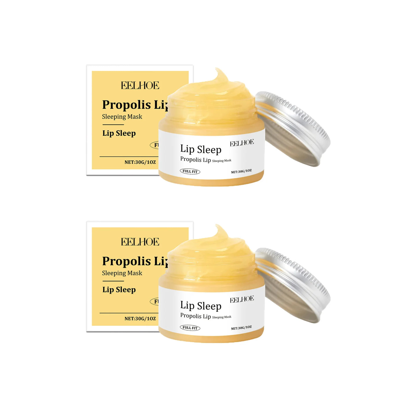 Hoygi Propolis Lip Sleeping Mask - Exfoliating, Moisturizing & Overnight Line Repair