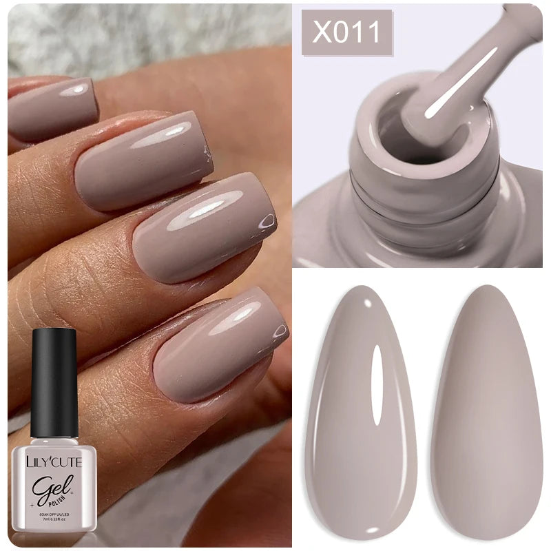 LILYCUTE 5ml Metallic Gold & Silver Mirror Liner Gel - Super Bright French Nail Art