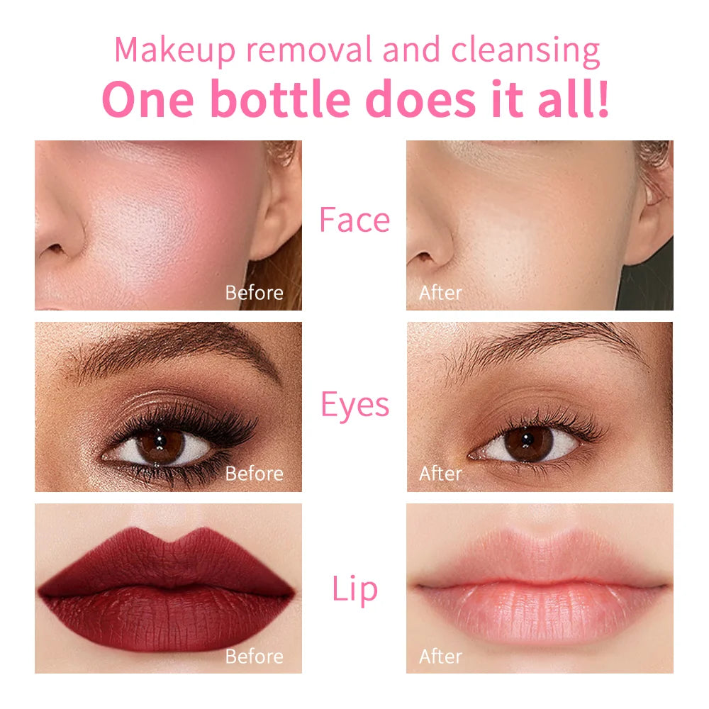 Micellar Water Hydrating Facial Cleanser 100ml - Deep Makeup Remover & Refreshing Cleanse