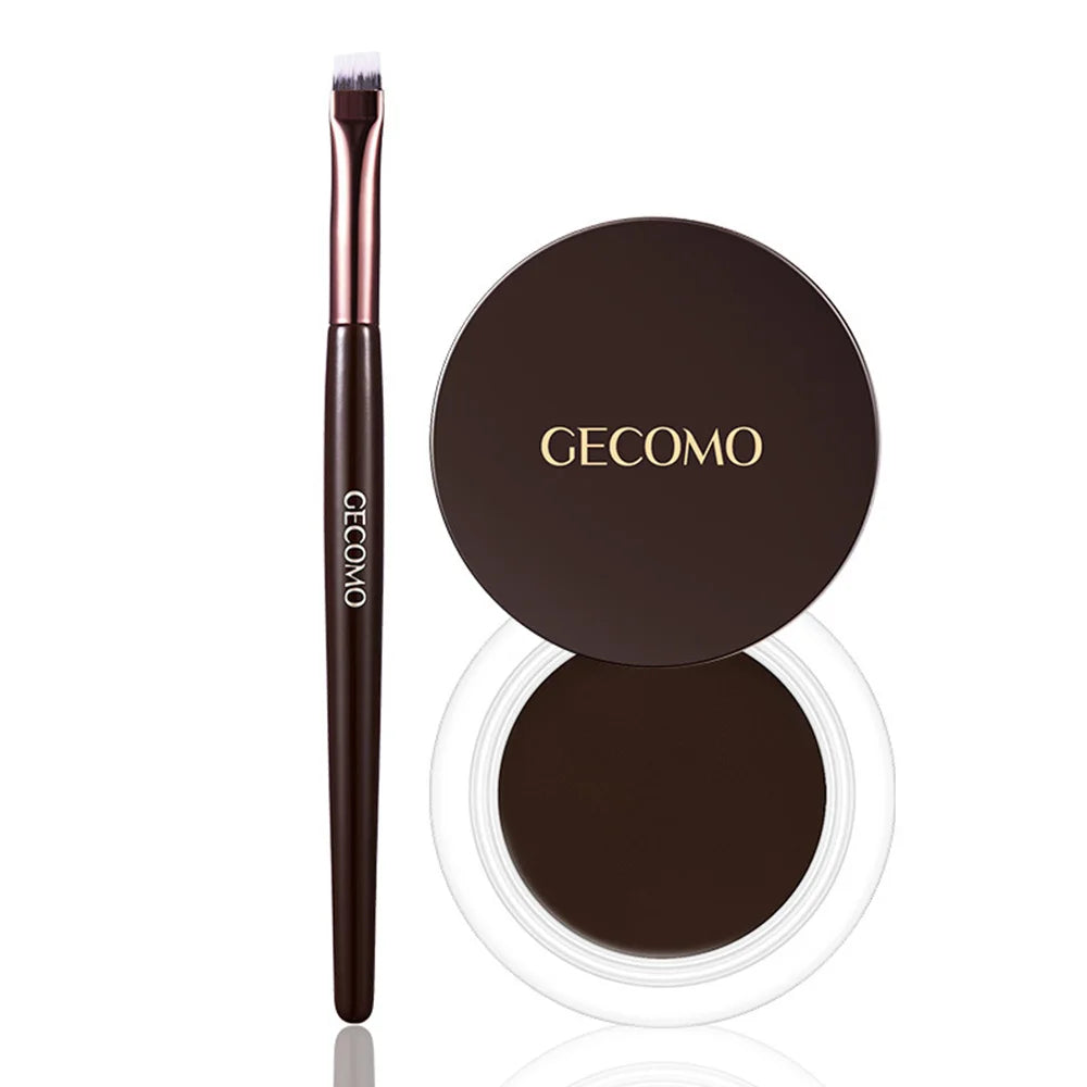 GECOMO Long-Wear Matte Eyeliner Gel Cream - Quick-Drying Waterproof Formula
